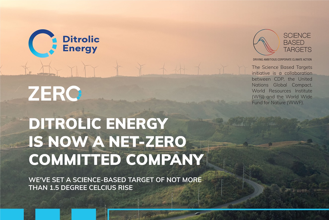 Ditrolic Energy Sets Target to Achieve Net-Zero
